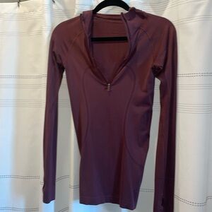 Maroon Lululemon zip up